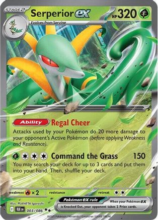 Serperior ex 003  - Holofoil - Double Rare