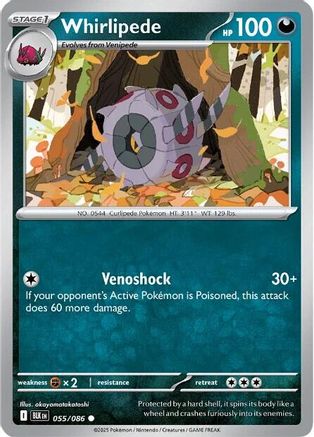 Whirlipede 055  - Reverse Holofoil - Common