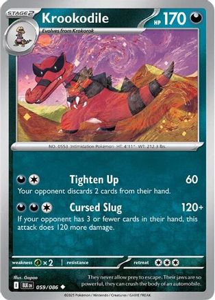 Krookodile 059  - Reverse Holofoil - Uncommon