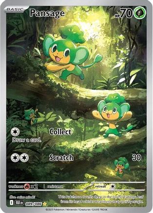 Pansage 089/086  - Holofoil - Illustration Rare