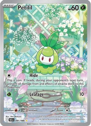 Petilil 091/086  - Holofoil - Illustration Rare