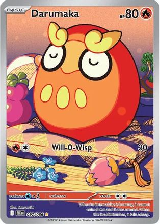 Darumaka 097/086  - Holofoil - Illustration Rare