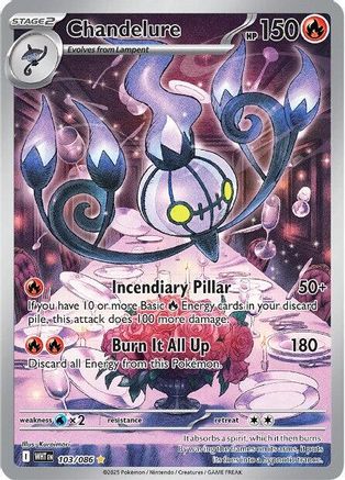 Chandelure 103/086  - Holofoil - Illustration Rare