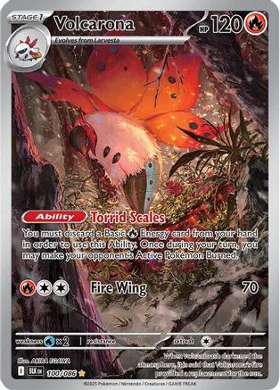 Volcarona 100/086  - Holofoil - Illustration Rare