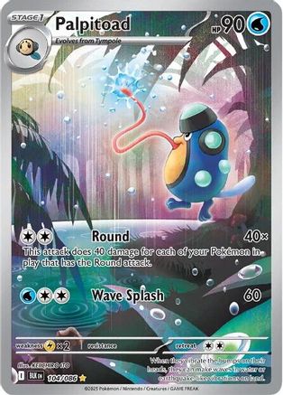 Palpitoad 104/086  - Holofoil - Illustration Rare