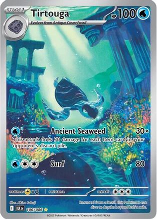 Tirtouga 106/086  - Holofoil - Illustration Rare