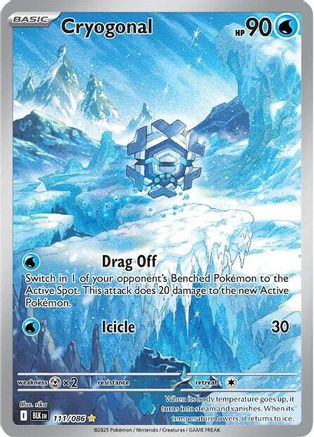 Cryogonal 111/086  - Holofoil - Illustration Rare