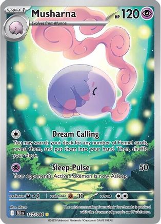 Musharna 117/086  - Holofoil - Illustration Rare