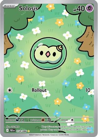 Solosis - 118/086 118 - SV Black Bolt Holofoil