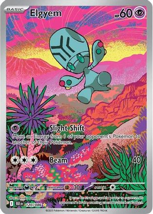 Elgyem 120/086  - Holofoil - Illustration Rare