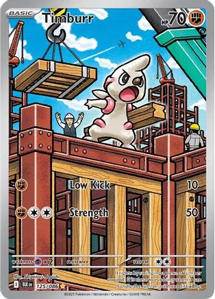 Timburr 125/086  - Holofoil - Illustration Rare