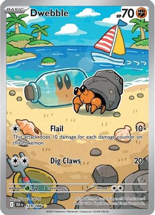 Dwebble 129/086  - Holofoil - Illustration Rare