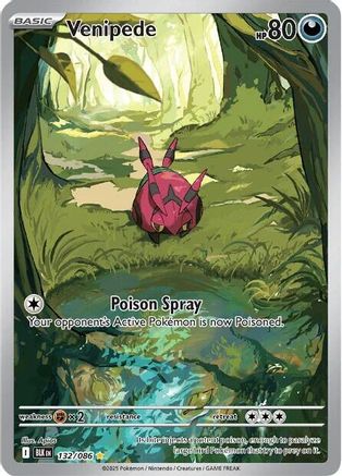 Venipede 132/086  - Holofoil - Illustration Rare