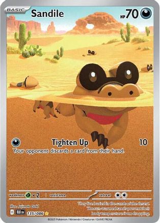Sandile 135/086  - Holofoil - Illustration Rare