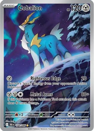 Cobalion 144/086  - Holofoil - Illustration Rare