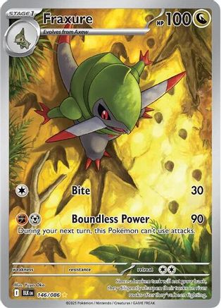 Fraxure 146/086  - Holofoil - Illustration Rare
