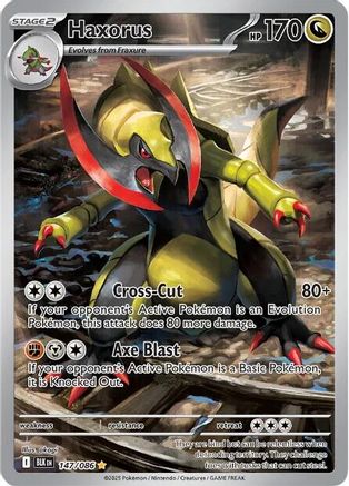 Haxorus 147/086  - Holofoil - Illustration Rare