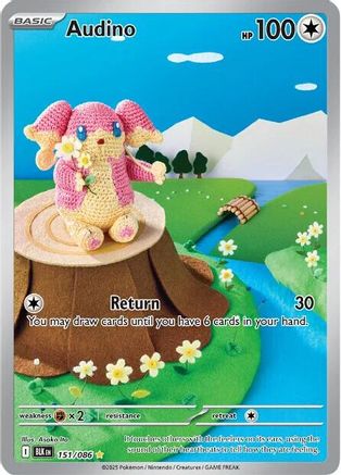 Audino 151/086  - Holofoil - Illustration Rare