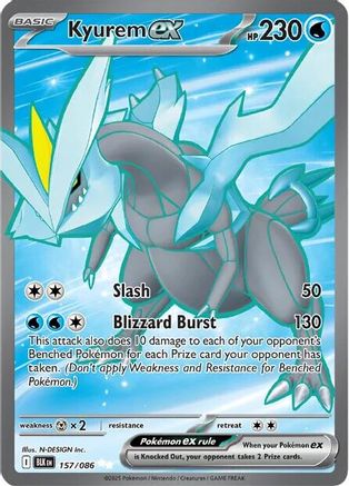 Kyurem ex 157/086  - Holofoil - Ultra Rare