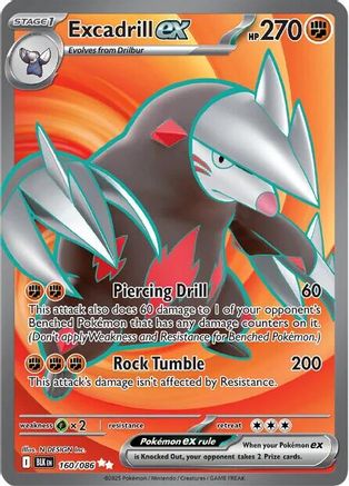 Excadrill ex 160/086  - Holofoil - Ultra Rare