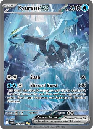 Kyurem ex 165/086  - Holofoil - Special Illustration Rare