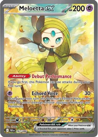 Meloetta ex 167/086  - Holofoil - Special Illustration Rare