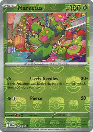 Maractus (Master Ball Pattern) 008  - Holofoil - Common
