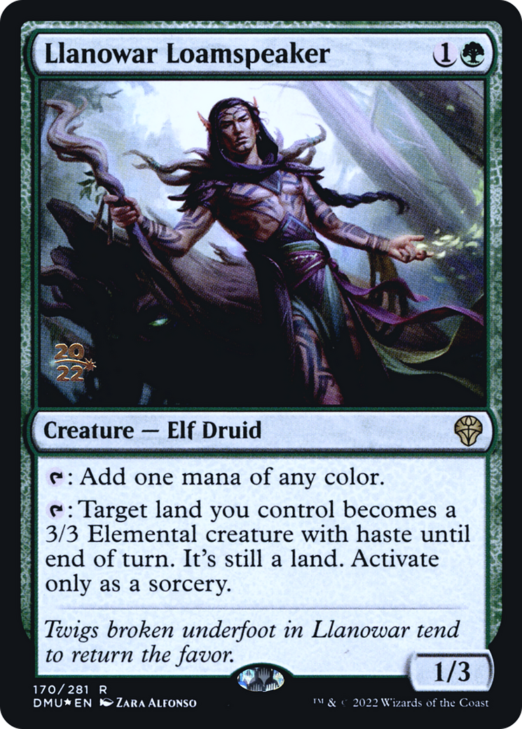 Llanowar Loamspeaker [Promotions avant-première de Dominaria United] 