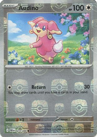 Audino (Master Ball Pattern) 074/086  - Holofoil - Common