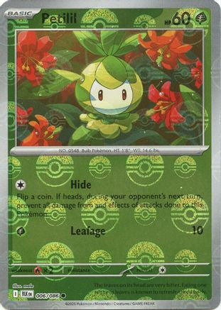 Petilil (Poke Ball Pattern) 006  - Holofoil - Common