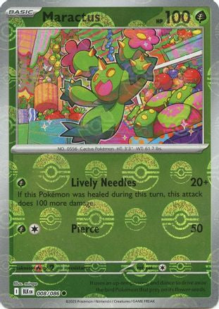 Maractus (Poke Ball Pattern) 008  - Holofoil - Common