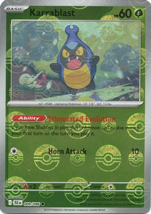 Karrablast (Poke Ball Pattern) 009  - Holofoil - Common