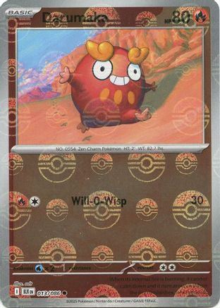 Darumaka (Poke Ball Pattern) 013  - Holofoil - Common