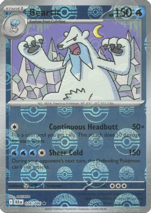 Beartic (Poke Ball Pattern) 026  - Holofoil - Rare