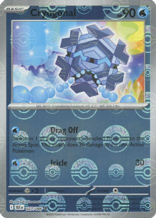 Cryogonal (Poke Ball Pattern) 027  - Holofoil - Uncommon