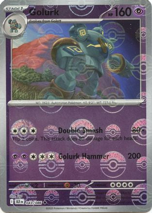 Golurk (Poke Ball Pattern) 043  - Holofoil - Uncommon