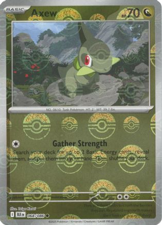 Axew (Poke Ball Pattern) 068  - Holofoil - Common