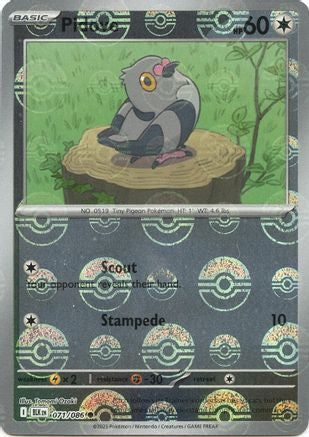 Pidove (Poke Ball Pattern) 071  - Holofoil - Common