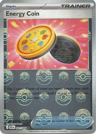 Energy Coin (Poke Ball Pattern) 081  - Holofoil - Uncommon