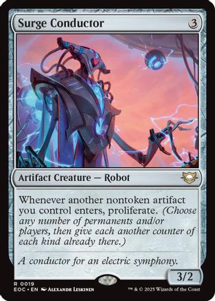 Surge Conductor (EOC-019) - Commander: Edge of Eternities