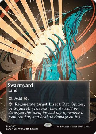 Swarmyard (0087) (Borderless) (EOS-087) - Edge of Eternities: Stellar Sights