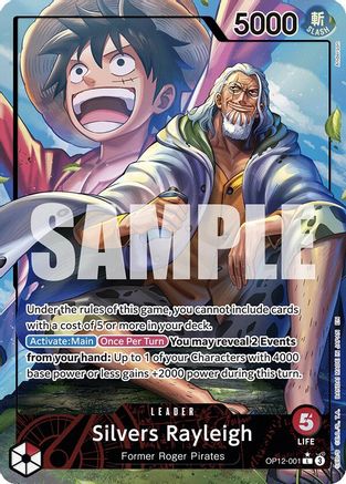 Silvers Rayleigh (Alternate Art) (OP12-001) - Leader