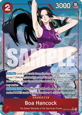 Boa Hancock (Alternate Art) (OP12-014) - Super Rare