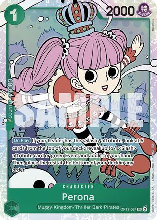Perona (OP12-034) - Super Rare