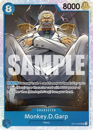 Monkey.D.Garp (OP12-056) - Super Rare
