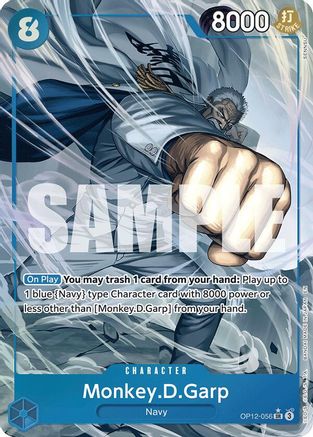 Monkey.D.Garp (Alternate Art) (OP12-056) - Super Rare