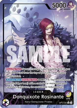 Donquixote Rosinante (061) (Alternate Art) (OP12-061) - Leader