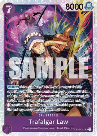 Trafalgar Law (073) (OP12-073) - Super Rare