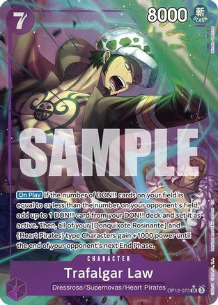 Trafalgar Law (073) (Alternate Art) (OP12-073) - Super Rare