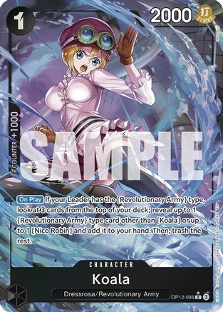 Koala (086) (Alternate Art) (OP12-086) - Rare
